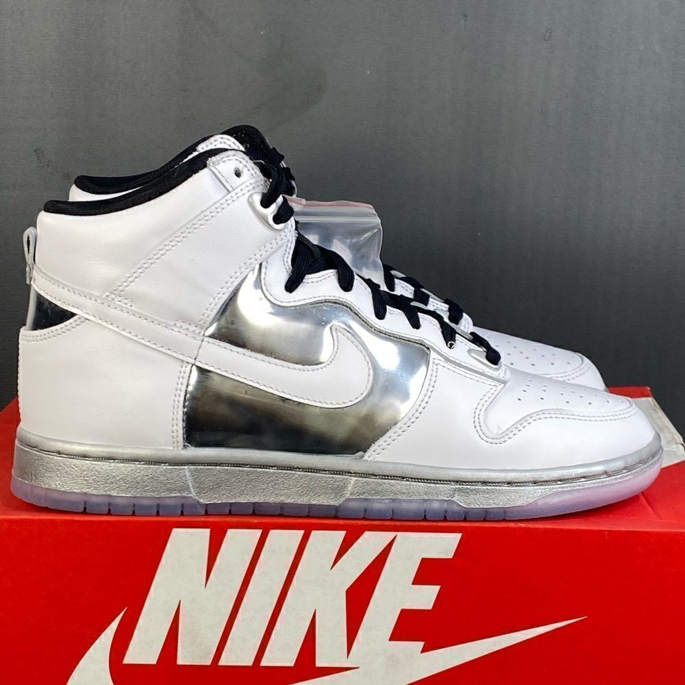 Nike Dunk High SE Chrome sneaker shoes women size 9